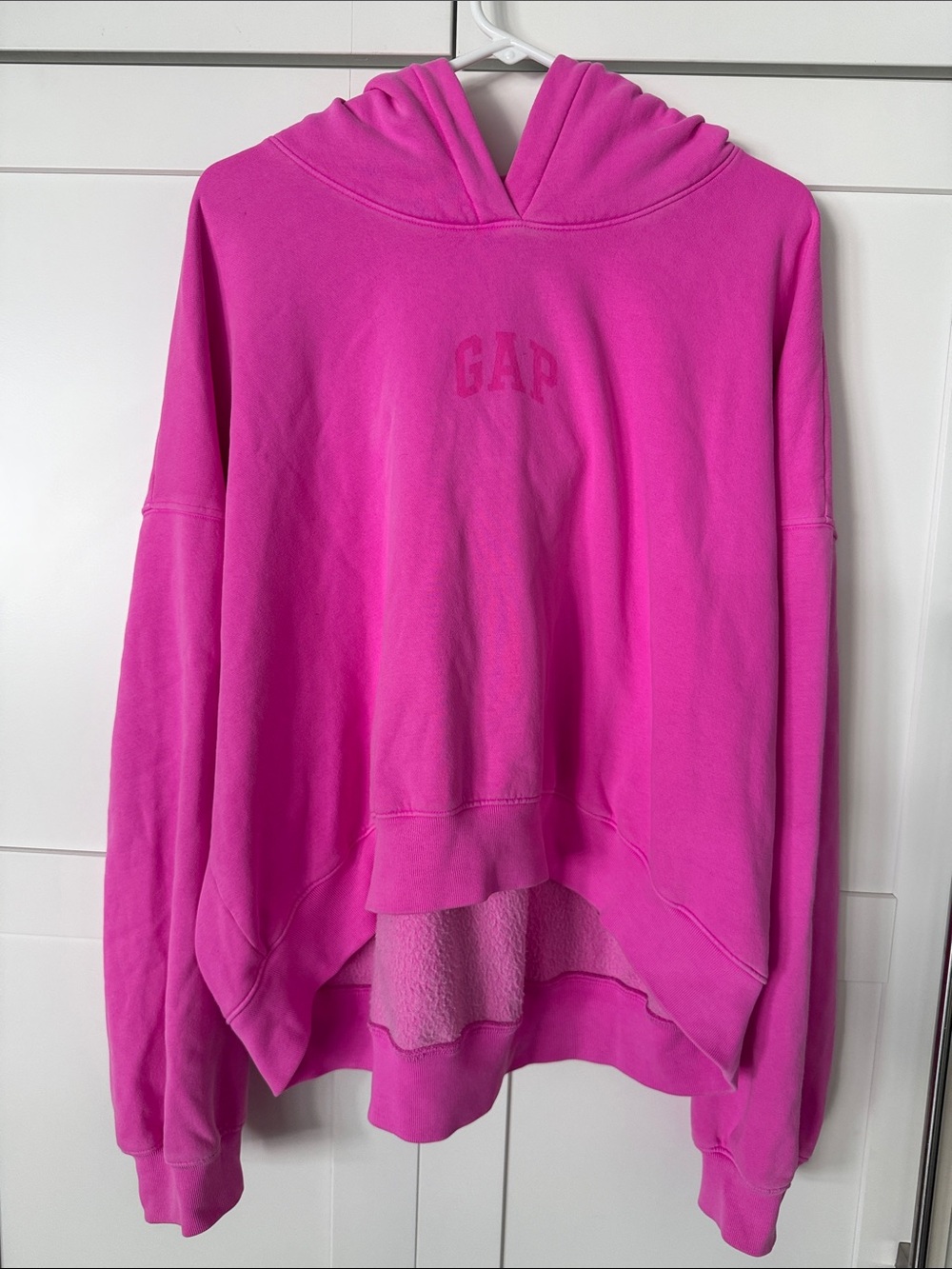 GAP Hot Pink Hooded Pullover Sweatshirt